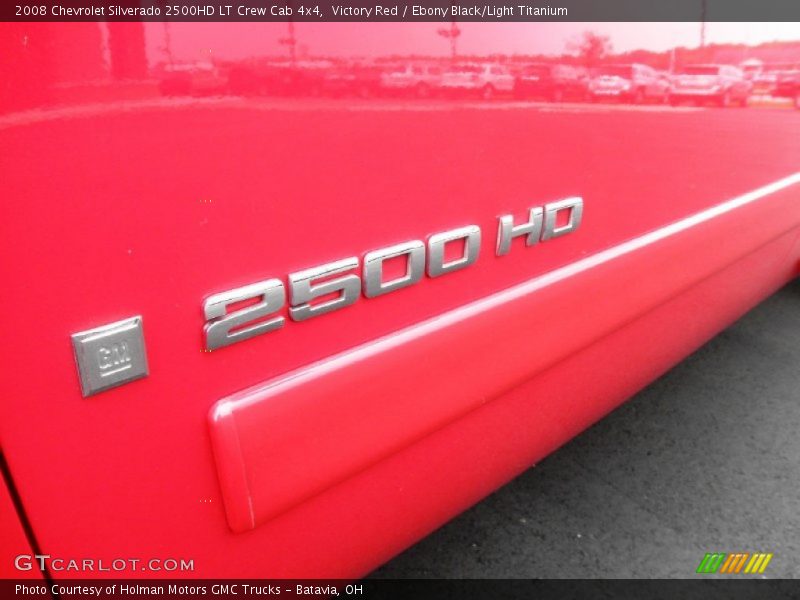 Victory Red / Ebony Black/Light Titanium 2008 Chevrolet Silverado 2500HD LT Crew Cab 4x4