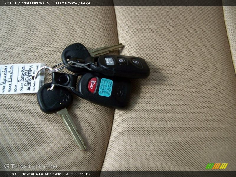 Desert Bronze / Beige 2011 Hyundai Elantra GLS
