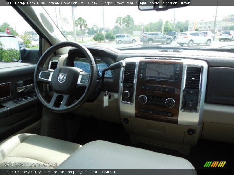 Rugged Brown Pearl / Light Pebble Beige/Bark Brown 2010 Dodge Ram 3500 Laramie Crew Cab 4x4 Dually