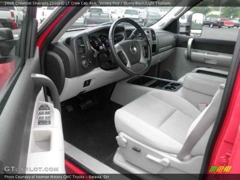 Victory Red / Ebony Black/Light Titanium 2008 Chevrolet Silverado 2500HD LT Crew Cab 4x4