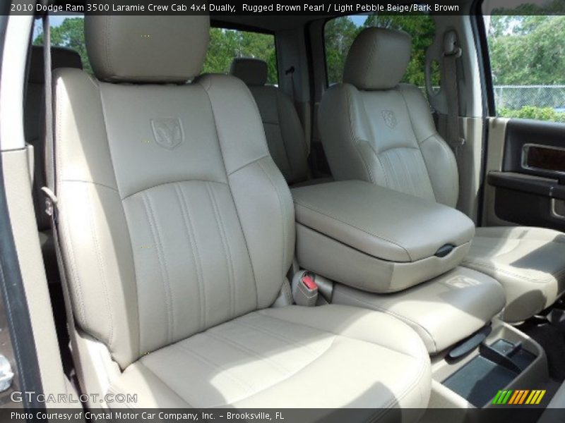 Rugged Brown Pearl / Light Pebble Beige/Bark Brown 2010 Dodge Ram 3500 Laramie Crew Cab 4x4 Dually