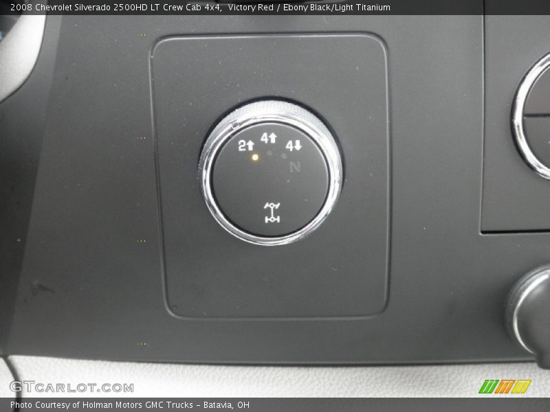 Victory Red / Ebony Black/Light Titanium 2008 Chevrolet Silverado 2500HD LT Crew Cab 4x4