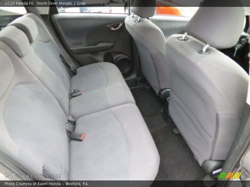 Storm Silver Metallic / Gray 2010 Honda Fit