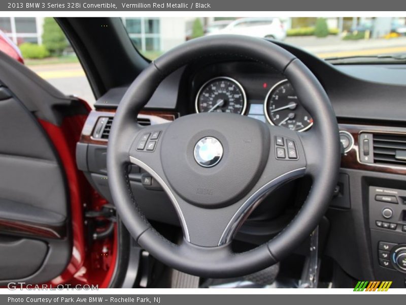 Vermillion Red Metallic / Black 2013 BMW 3 Series 328i Convertible