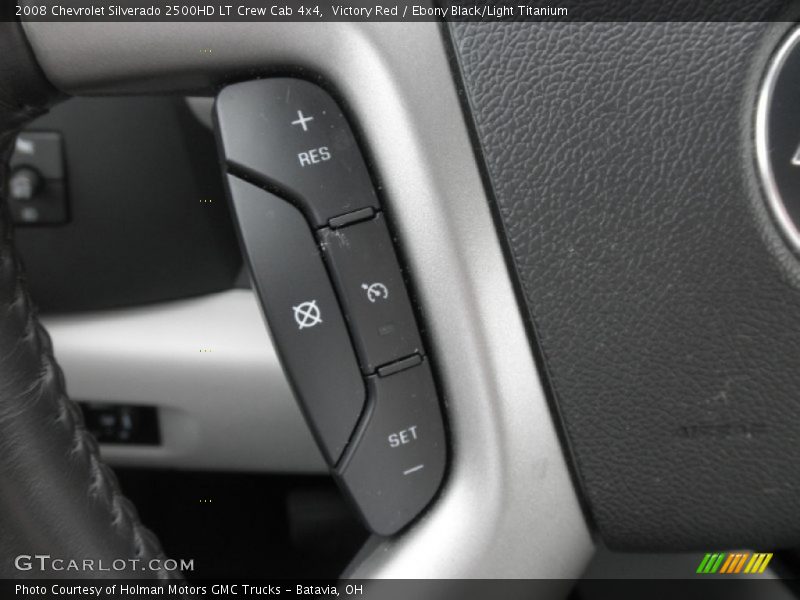 Victory Red / Ebony Black/Light Titanium 2008 Chevrolet Silverado 2500HD LT Crew Cab 4x4