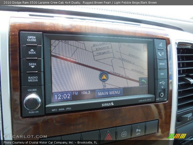 Rugged Brown Pearl / Light Pebble Beige/Bark Brown 2010 Dodge Ram 3500 Laramie Crew Cab 4x4 Dually