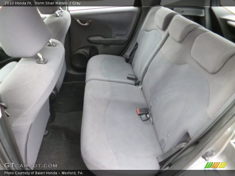 Storm Silver Metallic / Gray 2010 Honda Fit