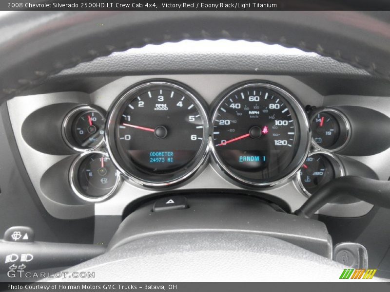 Victory Red / Ebony Black/Light Titanium 2008 Chevrolet Silverado 2500HD LT Crew Cab 4x4