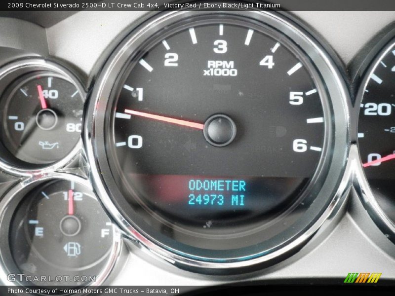 Victory Red / Ebony Black/Light Titanium 2008 Chevrolet Silverado 2500HD LT Crew Cab 4x4