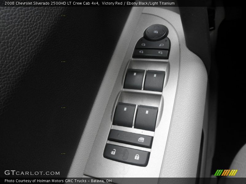 Victory Red / Ebony Black/Light Titanium 2008 Chevrolet Silverado 2500HD LT Crew Cab 4x4