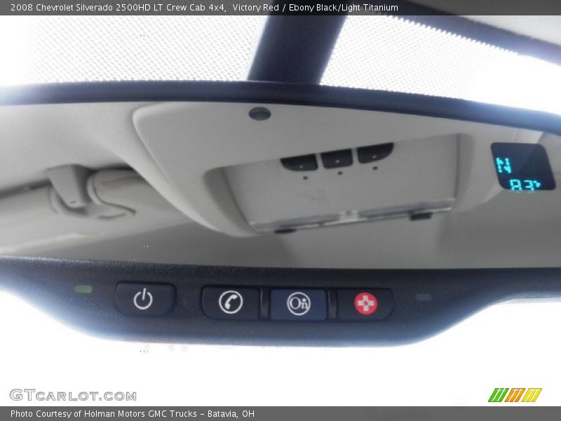 Victory Red / Ebony Black/Light Titanium 2008 Chevrolet Silverado 2500HD LT Crew Cab 4x4