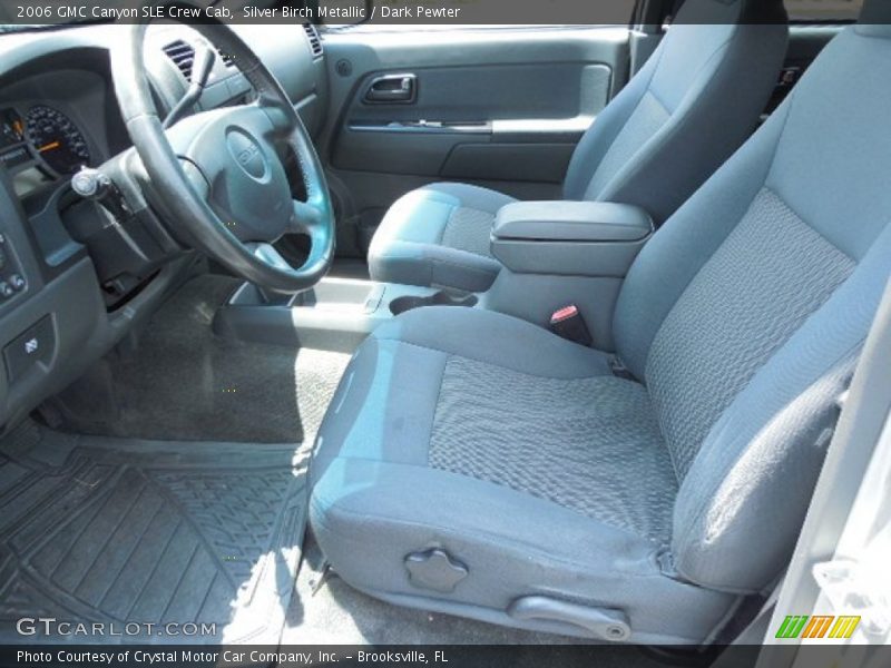 Silver Birch Metallic / Dark Pewter 2006 GMC Canyon SLE Crew Cab