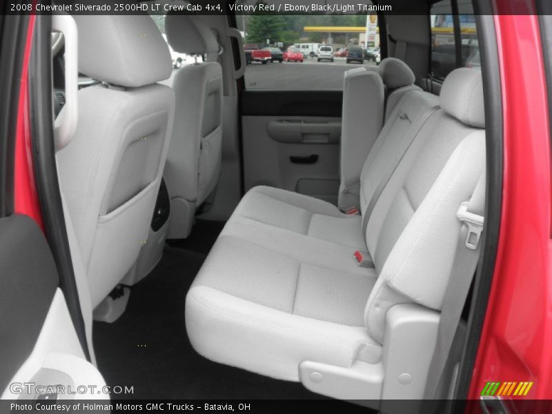 Victory Red / Ebony Black/Light Titanium 2008 Chevrolet Silverado 2500HD LT Crew Cab 4x4