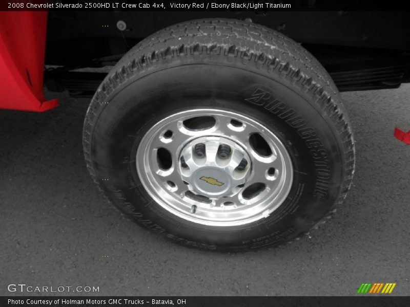 Victory Red / Ebony Black/Light Titanium 2008 Chevrolet Silverado 2500HD LT Crew Cab 4x4