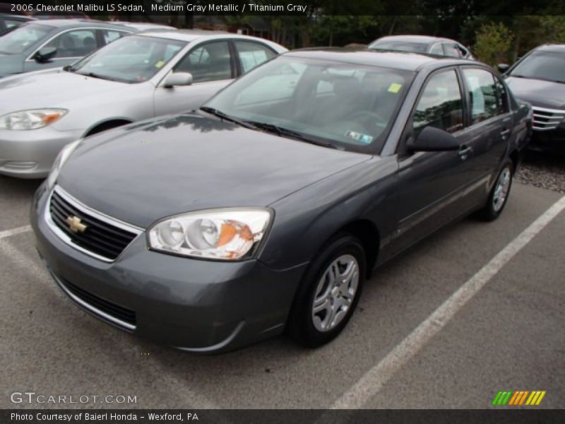 Medium Gray Metallic / Titanium Gray 2006 Chevrolet Malibu LS Sedan