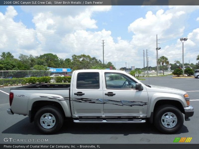 Silver Birch Metallic / Dark Pewter 2006 GMC Canyon SLE Crew Cab