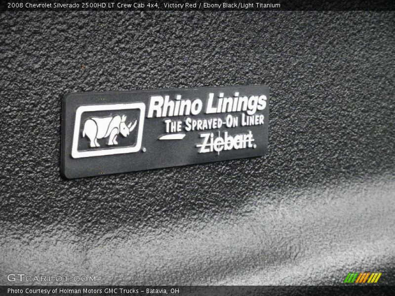 Victory Red / Ebony Black/Light Titanium 2008 Chevrolet Silverado 2500HD LT Crew Cab 4x4
