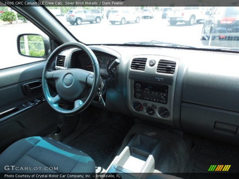 Silver Birch Metallic / Dark Pewter 2006 GMC Canyon SLE Crew Cab