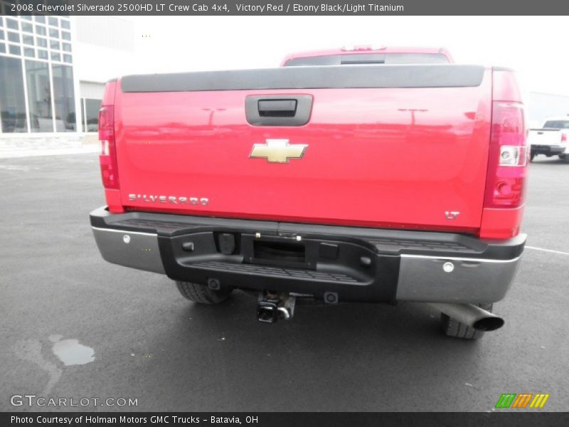Victory Red / Ebony Black/Light Titanium 2008 Chevrolet Silverado 2500HD LT Crew Cab 4x4
