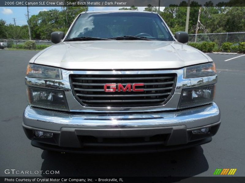 Silver Birch Metallic / Dark Pewter 2006 GMC Canyon SLE Crew Cab