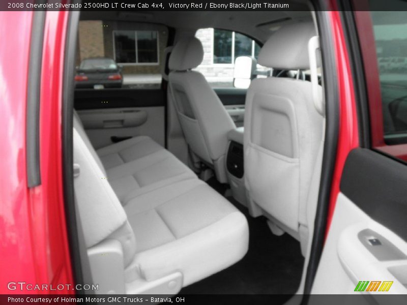 Victory Red / Ebony Black/Light Titanium 2008 Chevrolet Silverado 2500HD LT Crew Cab 4x4