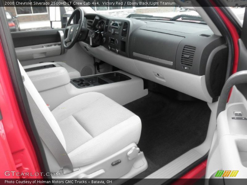 Victory Red / Ebony Black/Light Titanium 2008 Chevrolet Silverado 2500HD LT Crew Cab 4x4