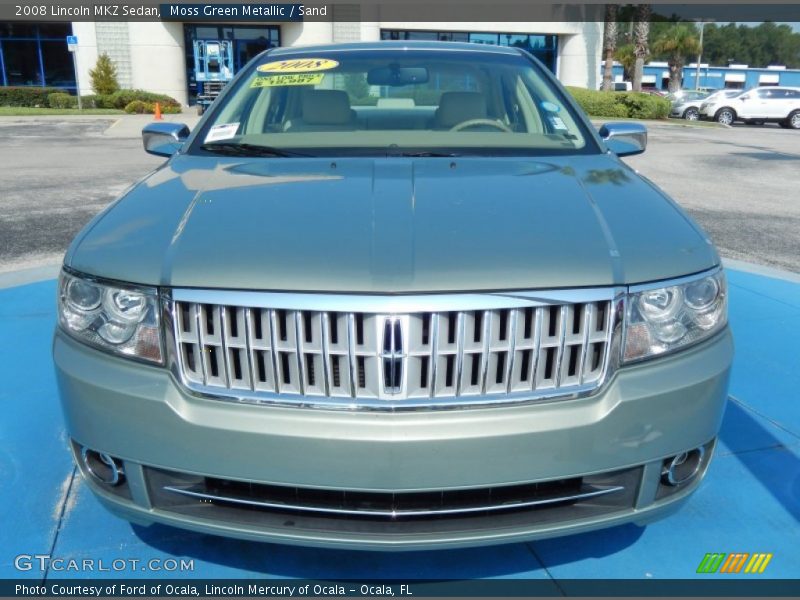 Moss Green Metallic / Sand 2008 Lincoln MKZ Sedan
