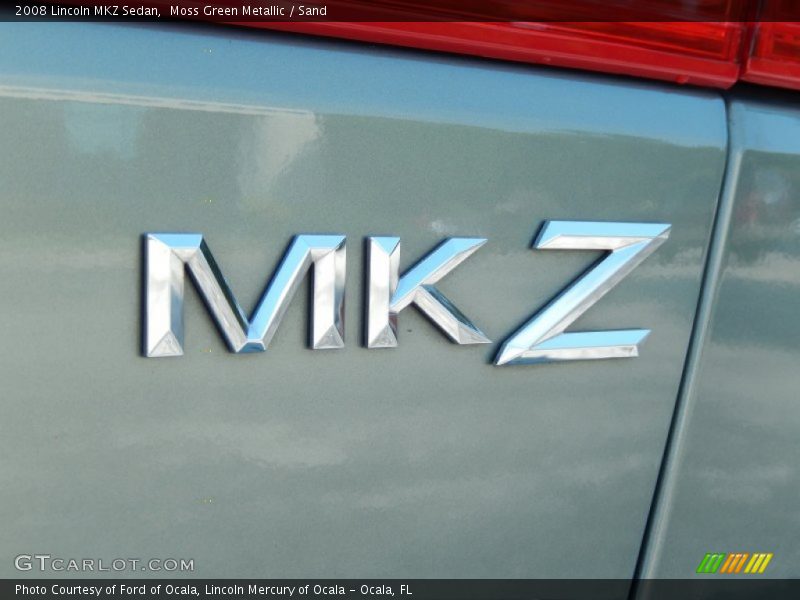 Moss Green Metallic / Sand 2008 Lincoln MKZ Sedan