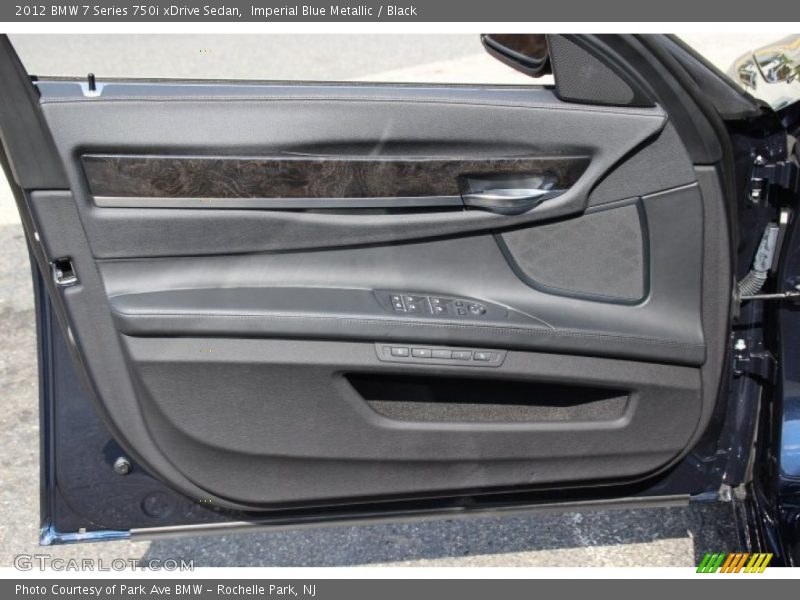 Imperial Blue Metallic / Black 2012 BMW 7 Series 750i xDrive Sedan
