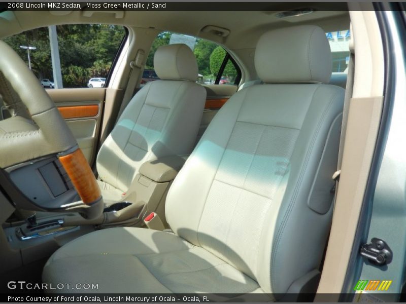 Moss Green Metallic / Sand 2008 Lincoln MKZ Sedan