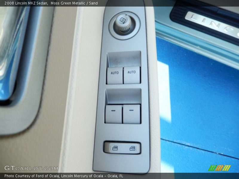 Moss Green Metallic / Sand 2008 Lincoln MKZ Sedan