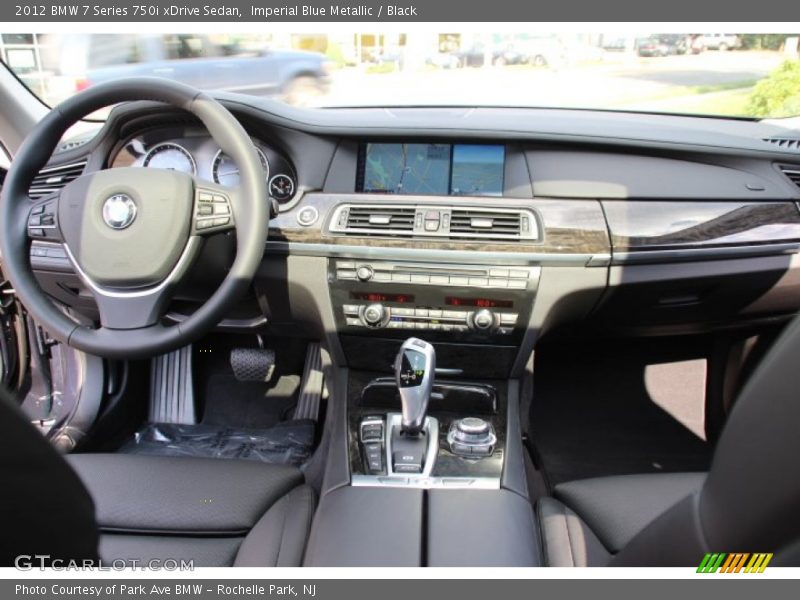 Imperial Blue Metallic / Black 2012 BMW 7 Series 750i xDrive Sedan