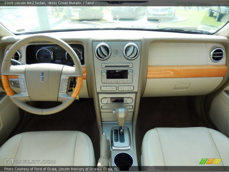 Moss Green Metallic / Sand 2008 Lincoln MKZ Sedan