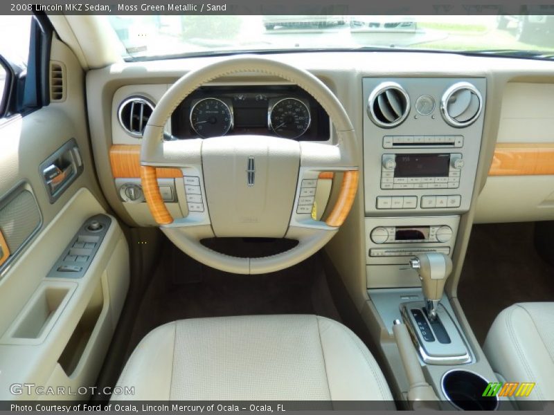 Moss Green Metallic / Sand 2008 Lincoln MKZ Sedan