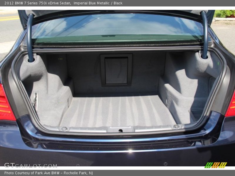 Imperial Blue Metallic / Black 2012 BMW 7 Series 750i xDrive Sedan