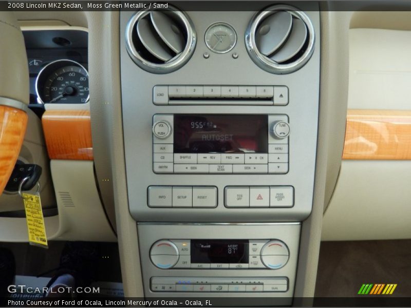 Moss Green Metallic / Sand 2008 Lincoln MKZ Sedan