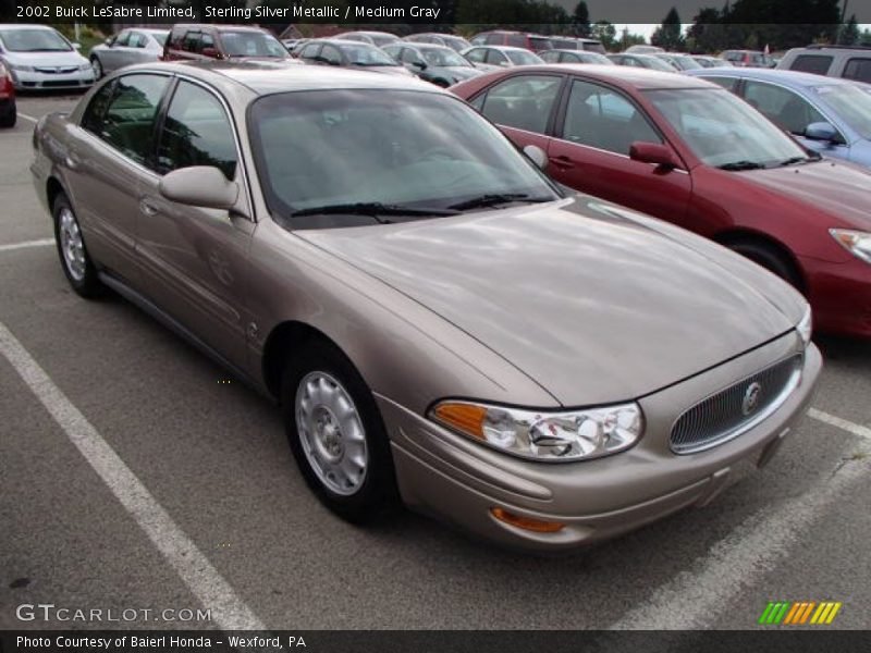 Sterling Silver Metallic / Medium Gray 2002 Buick LeSabre Limited