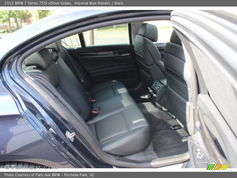 Imperial Blue Metallic / Black 2012 BMW 7 Series 750i xDrive Sedan