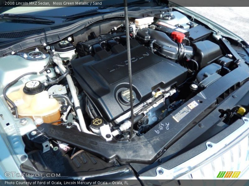 Moss Green Metallic / Sand 2008 Lincoln MKZ Sedan