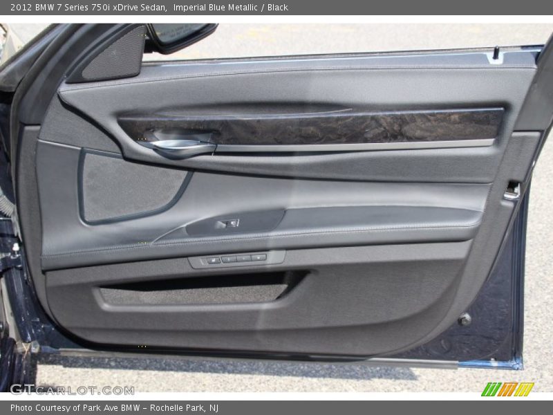 Imperial Blue Metallic / Black 2012 BMW 7 Series 750i xDrive Sedan