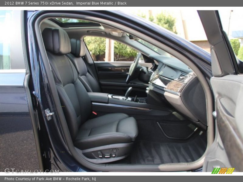 Imperial Blue Metallic / Black 2012 BMW 7 Series 750i xDrive Sedan