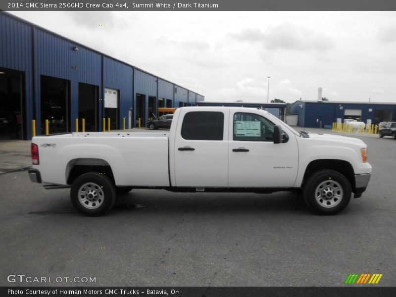 Summit White / Dark Titanium 2014 GMC Sierra 2500HD Crew Cab 4x4