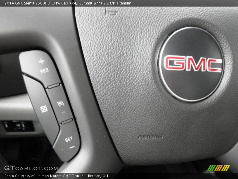 Summit White / Dark Titanium 2014 GMC Sierra 2500HD Crew Cab 4x4