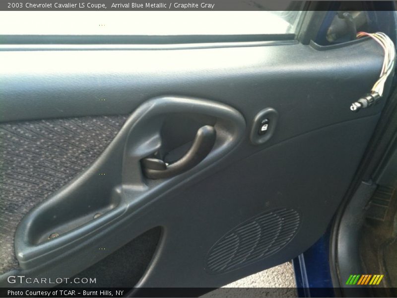 Arrival Blue Metallic / Graphite Gray 2003 Chevrolet Cavalier LS Coupe