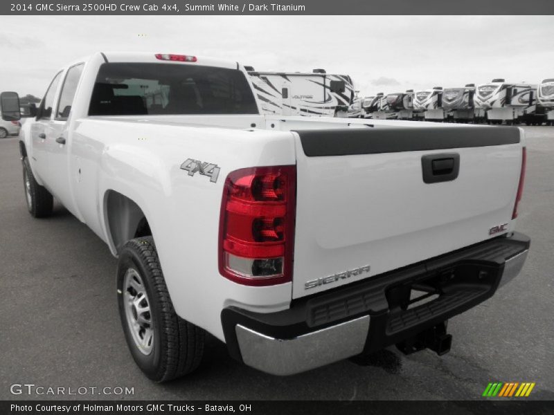 Summit White / Dark Titanium 2014 GMC Sierra 2500HD Crew Cab 4x4
