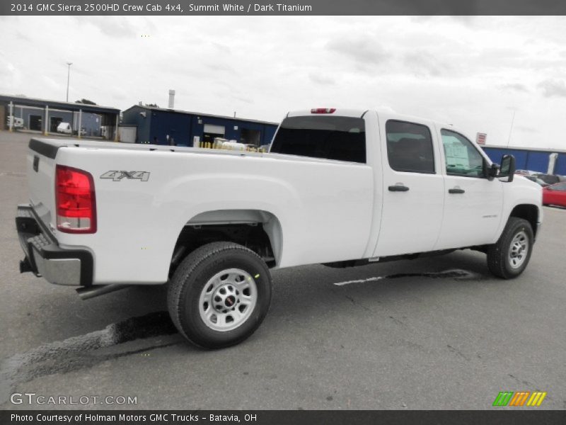 Summit White / Dark Titanium 2014 GMC Sierra 2500HD Crew Cab 4x4