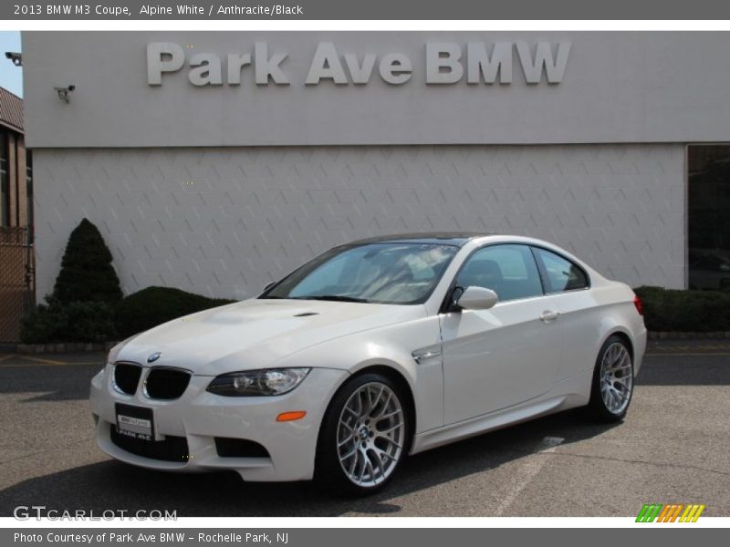 Alpine White / Anthracite/Black 2013 BMW M3 Coupe