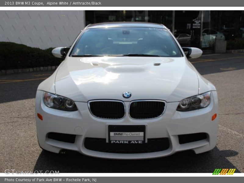 Alpine White / Anthracite/Black 2013 BMW M3 Coupe