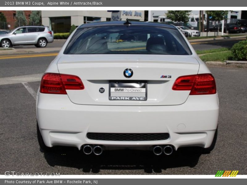 Alpine White / Anthracite/Black 2013 BMW M3 Coupe