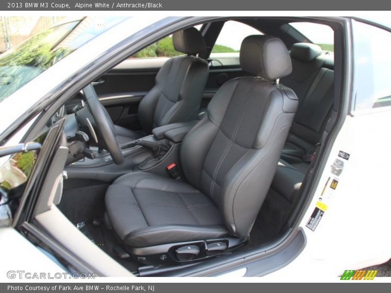 Front Seat of 2013 M3 Coupe